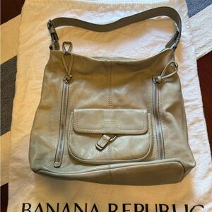 Banana Republic Light Tan Shoulder Bag